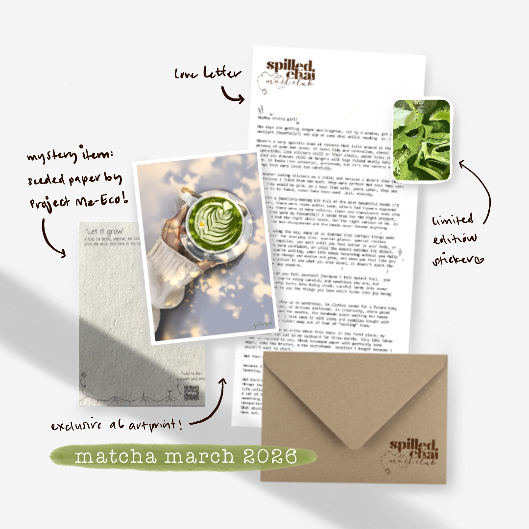 march matcha 2026. matcha and becoming your favourite self