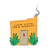 Live. Love. New Mexico. Logo