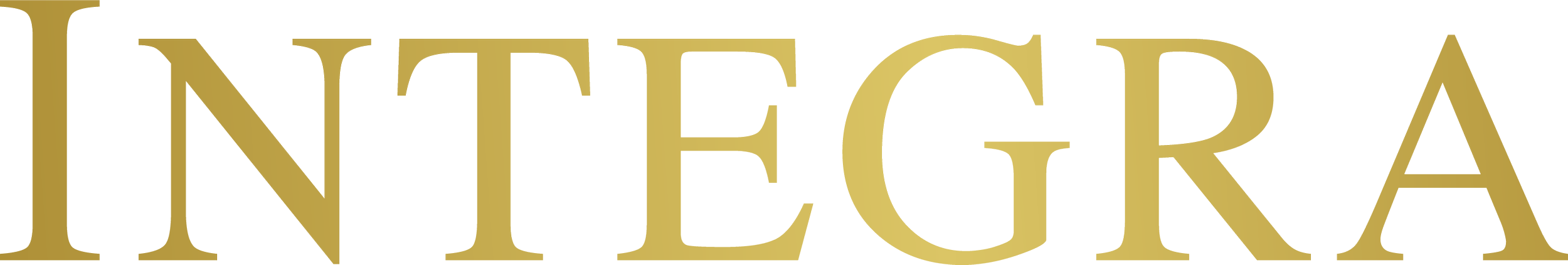 The image features the logo of INTEREGA, with the company name in large, gold-colored uppercase letters.