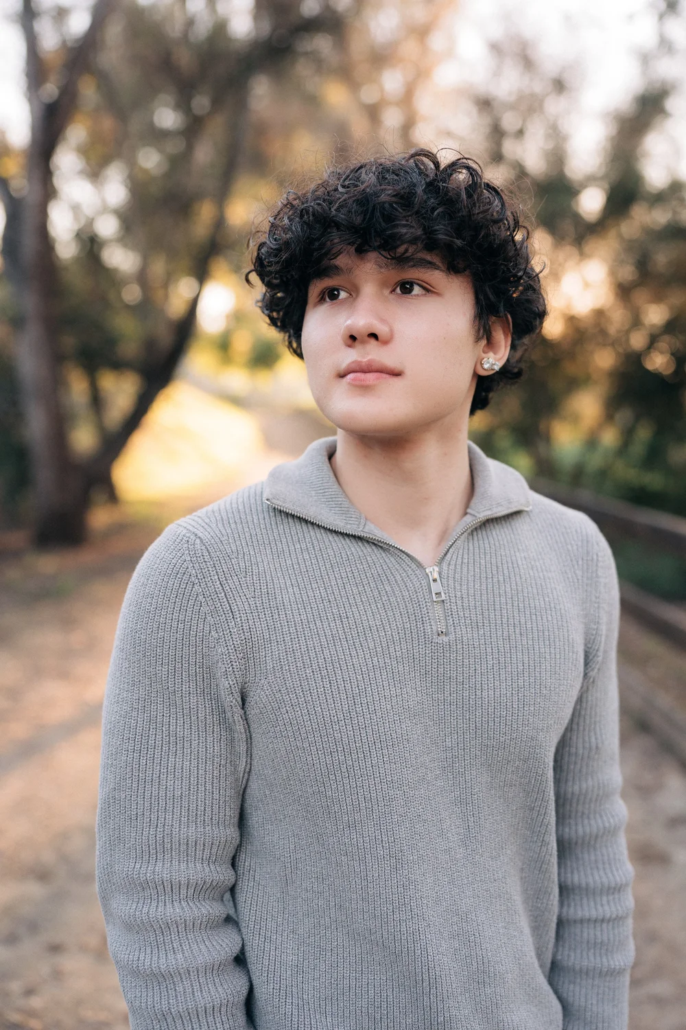 Senior portrait session at Crystal Cove Beach, Orange County, lifestyle photography