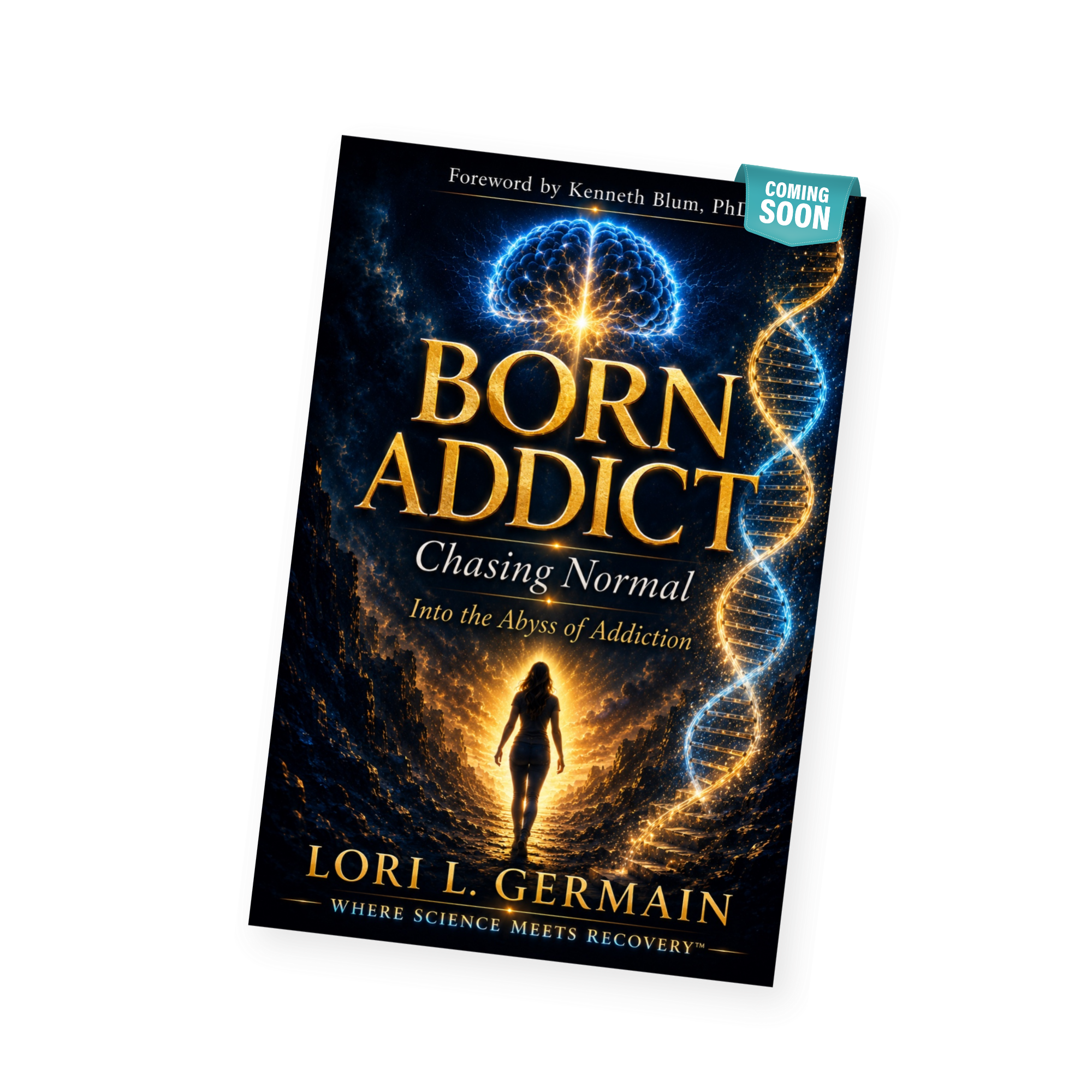 Born Addict book cover with "coming soon" text