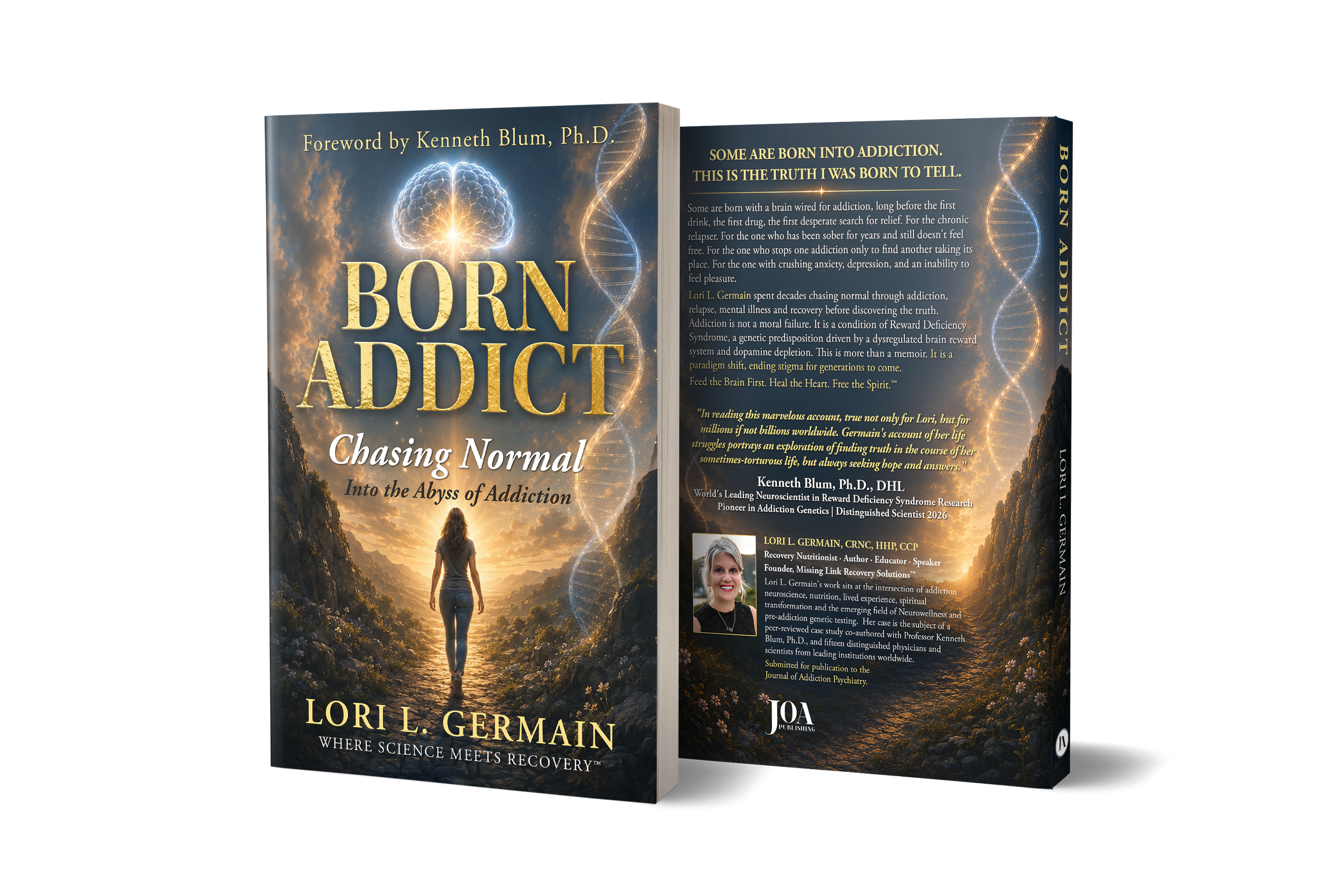 Born Addict  front and back book covers