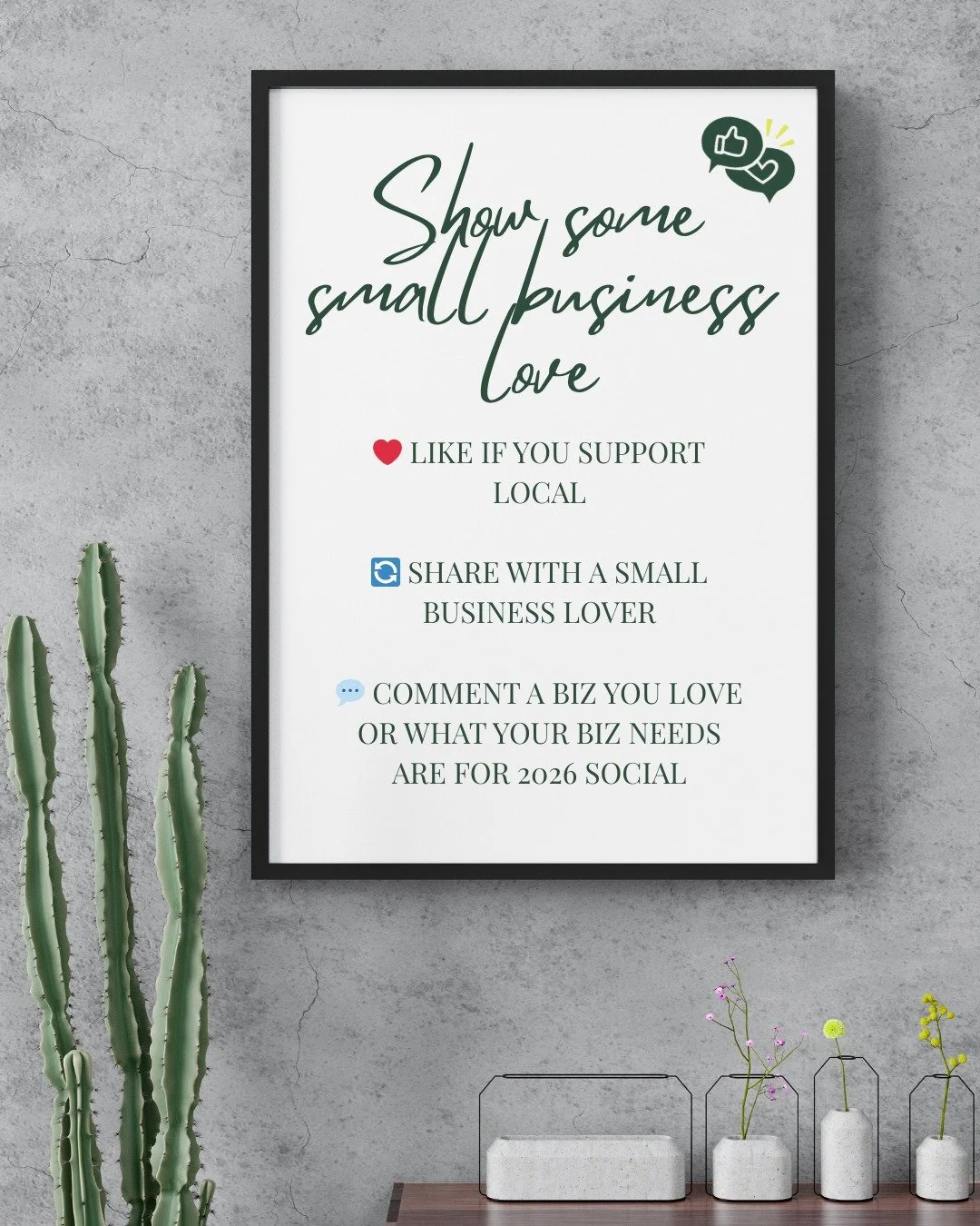 Between the holidays &amp; New Year&hellip; let&rsquo;s spread some love to small businesses! 

❤️ Like if you support local
🔄 Hit the reshare button to get this post into your friends&rsquo; feeds
💬 Comment a biz you love&mdash;or what your social