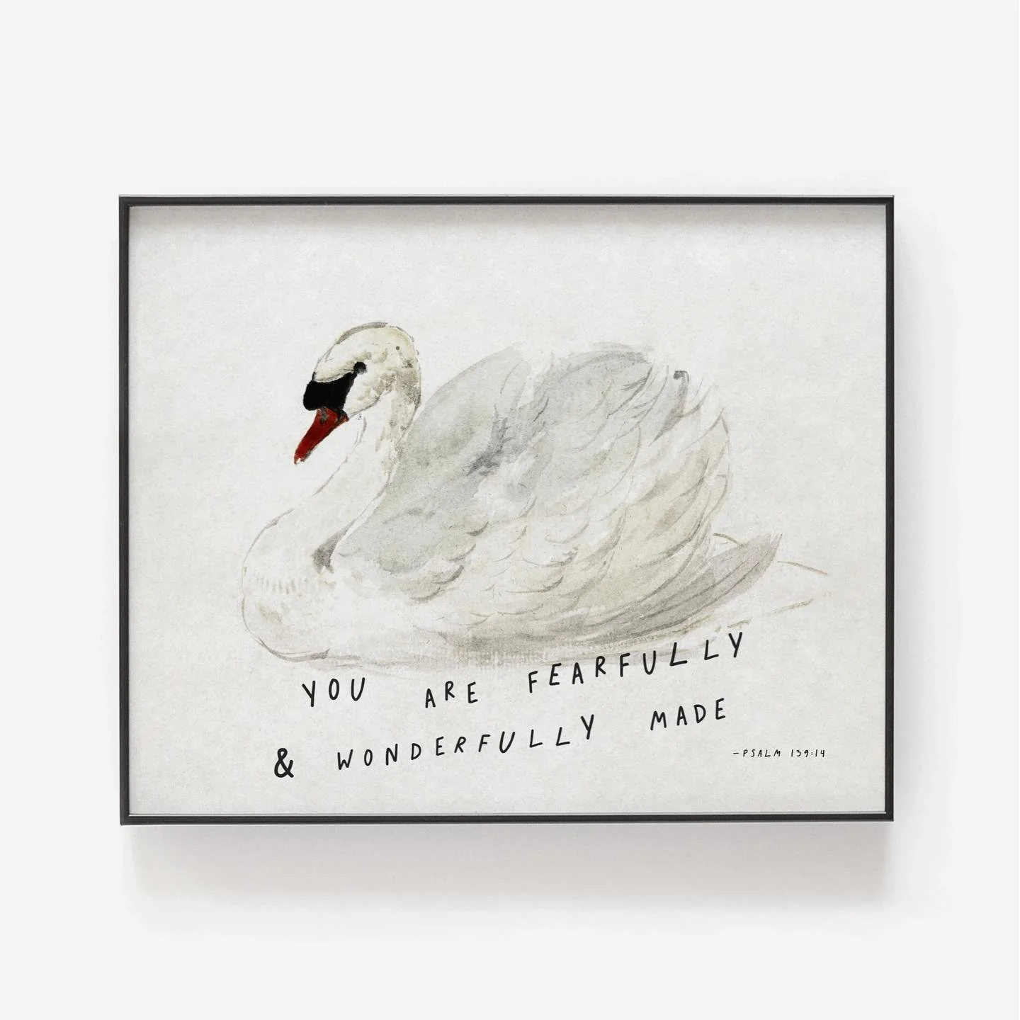 You are fearfully &amp; wonderfully made.  Psalm 139:14 🦢