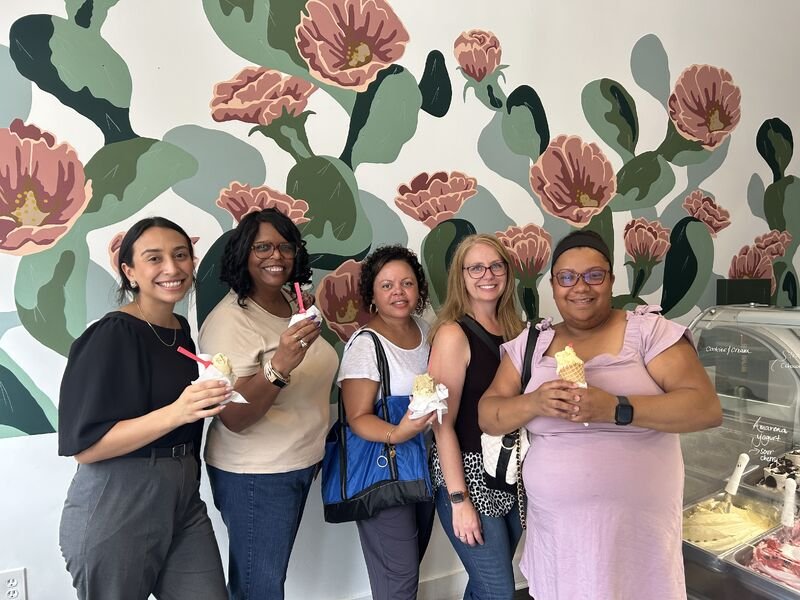 Employees of the City of Cincinnati were participating in the Rock the Block!