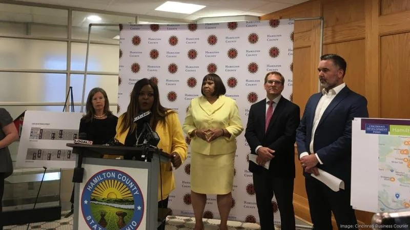 Hamilton County, Cincinnati Development Fund announce sites for $180 million spending on 550 homes.