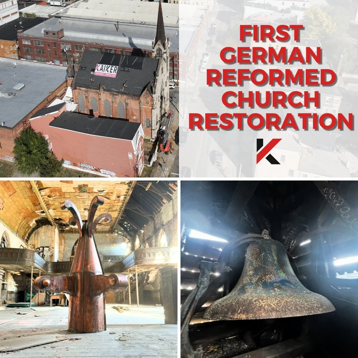 We're restoring and preserving another historical landmark in our city for future use of the community!
