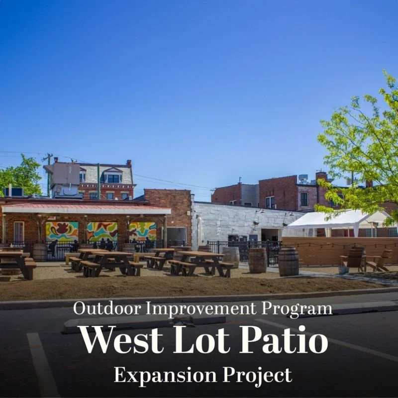 We’ve made exciting progress on our West Lot Patio Expansion &amp; Biergarten project!