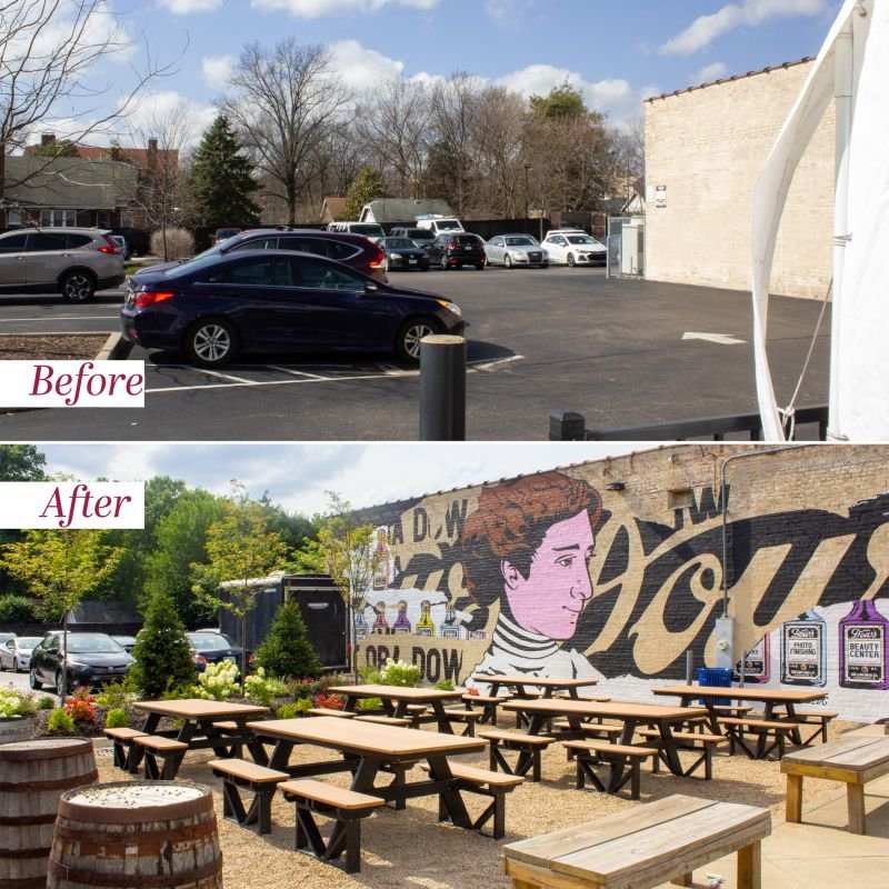 With Summer and patio season in full swing, we wanted to highlight the transformation that’s taken place in the West Lot.