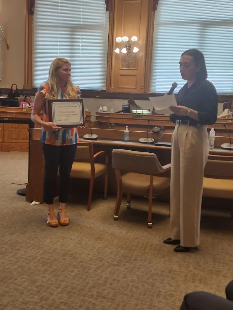 Department of Economic Inclusion Director Laura Castillo made a special presentation