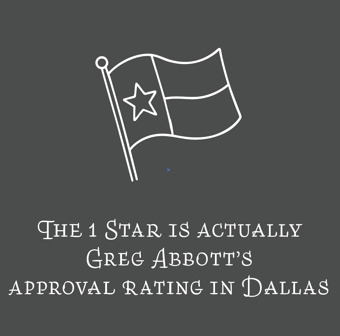 One Star Greg Abbott Tee