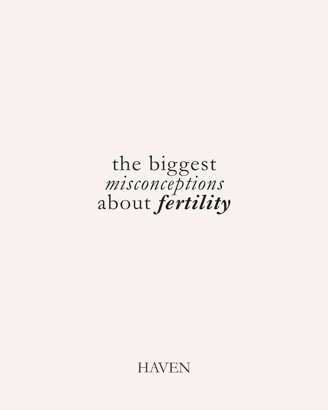 One of the reasons fertility can feel so confusing is because there is a lot of misinformation surrounding it.

Many people are taught that fertility is mostly about age, timing, and ovulation. While those things matter, fertility is influenced by fa