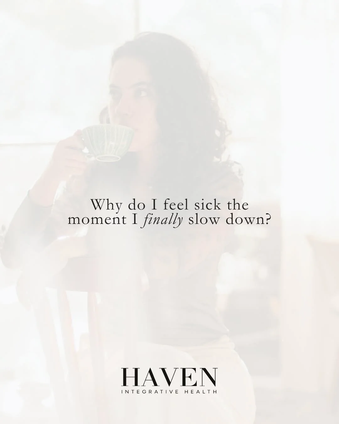 Have you ever made it through an unusually demanding week only to feel terrible as soon as you finally had time to rest?

It can feel as though slowing down caused the problem, but the more likely explanation is that the busy period required more fro