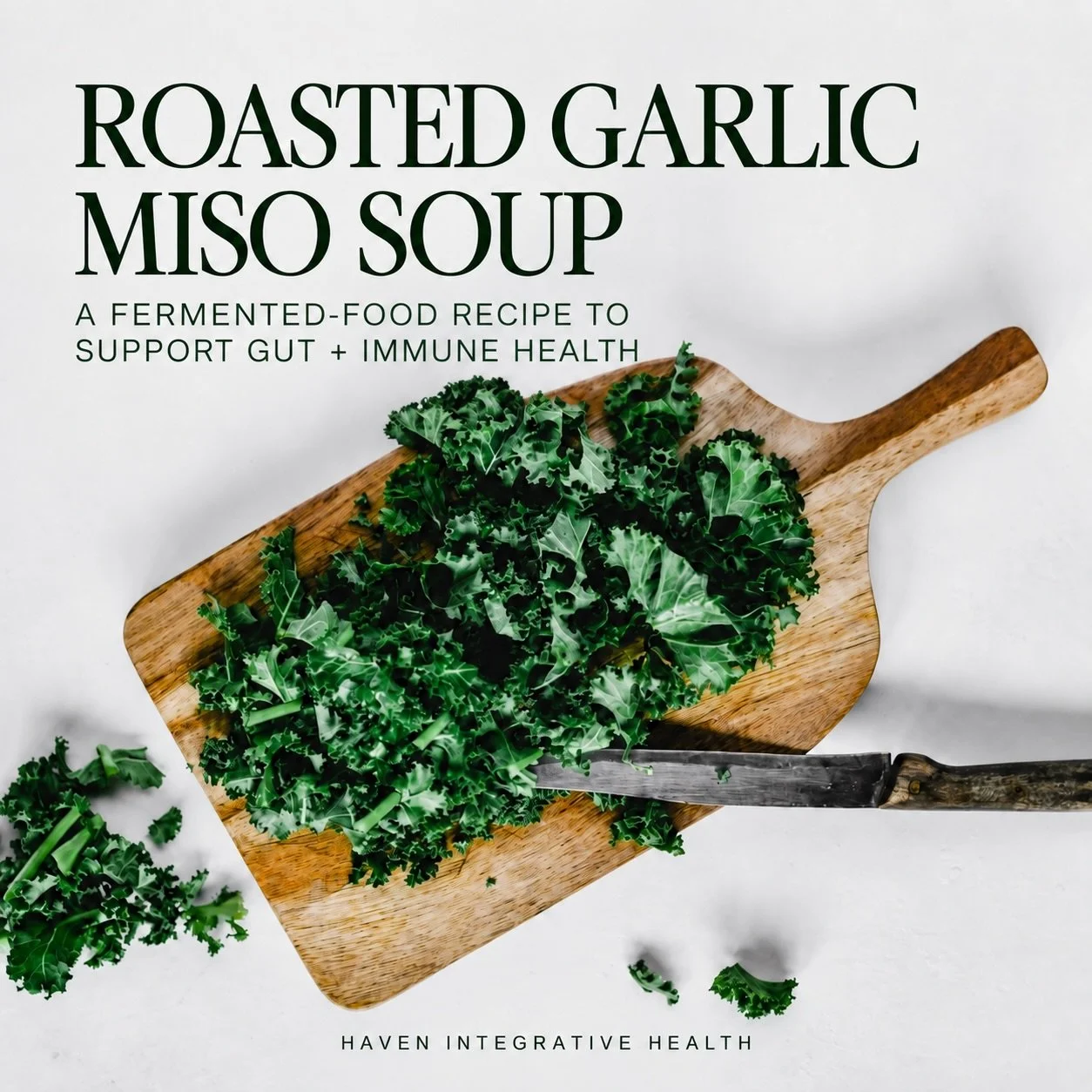 As we enter the colder months, this Roasted Garlic Miso Soup is warm, comforting and full of simple ingredients that nourish the body. 🍲

The ingredient highlight is miso&mdash;a traditional Japanese fermented paste made from beans or grains, sea sa