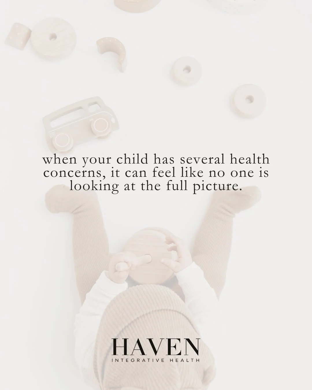 When a child has several symptoms or has seen multiple providers, parents are often left holding many separate pieces of information.

HAVEN offers two pediatric care options based on the level of support your family needs.

Comprehensive Pediatric C