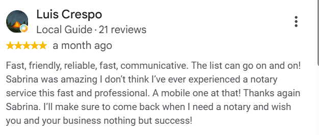 Positive Review