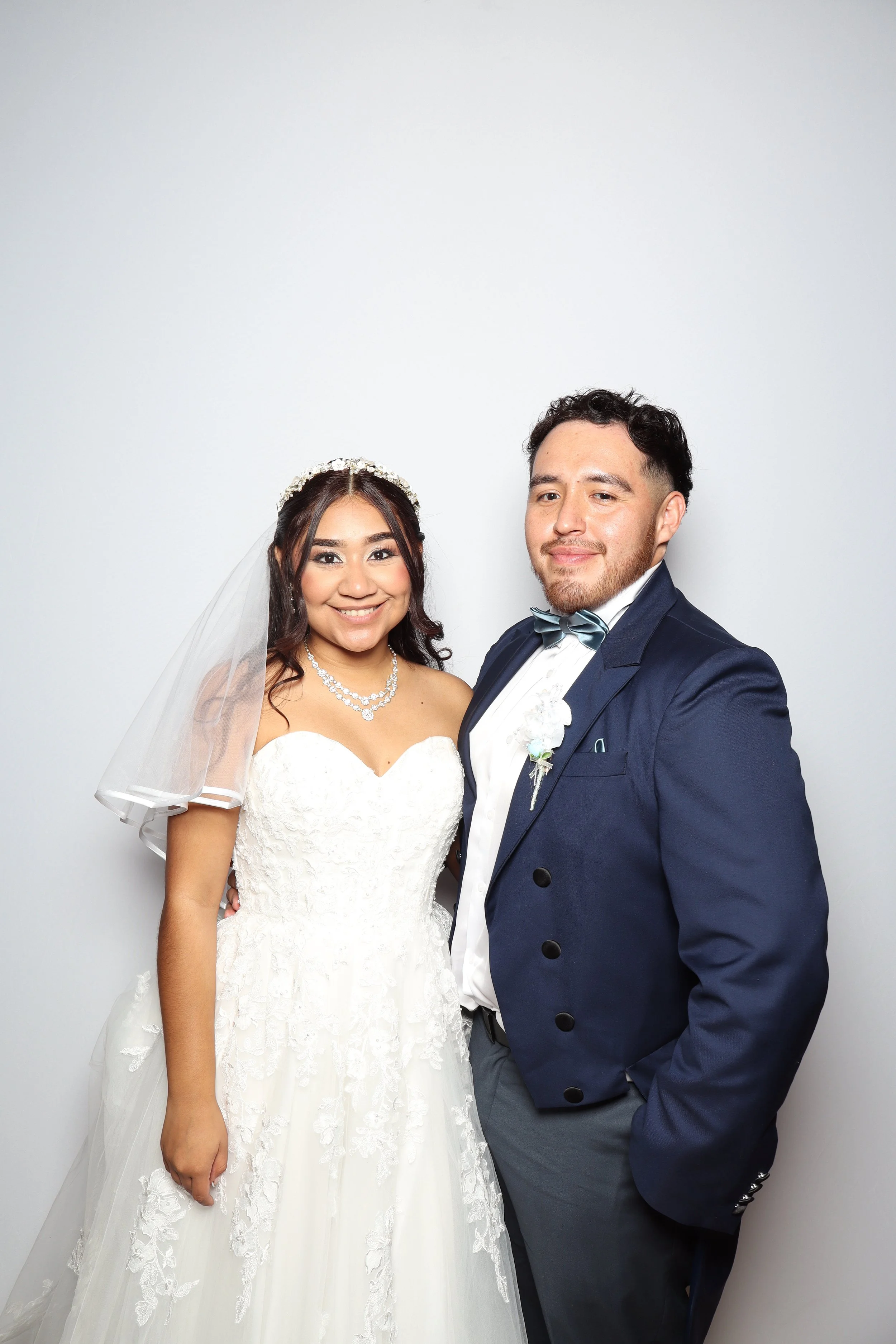 Couple at a wedding photo booth in Richmond VA