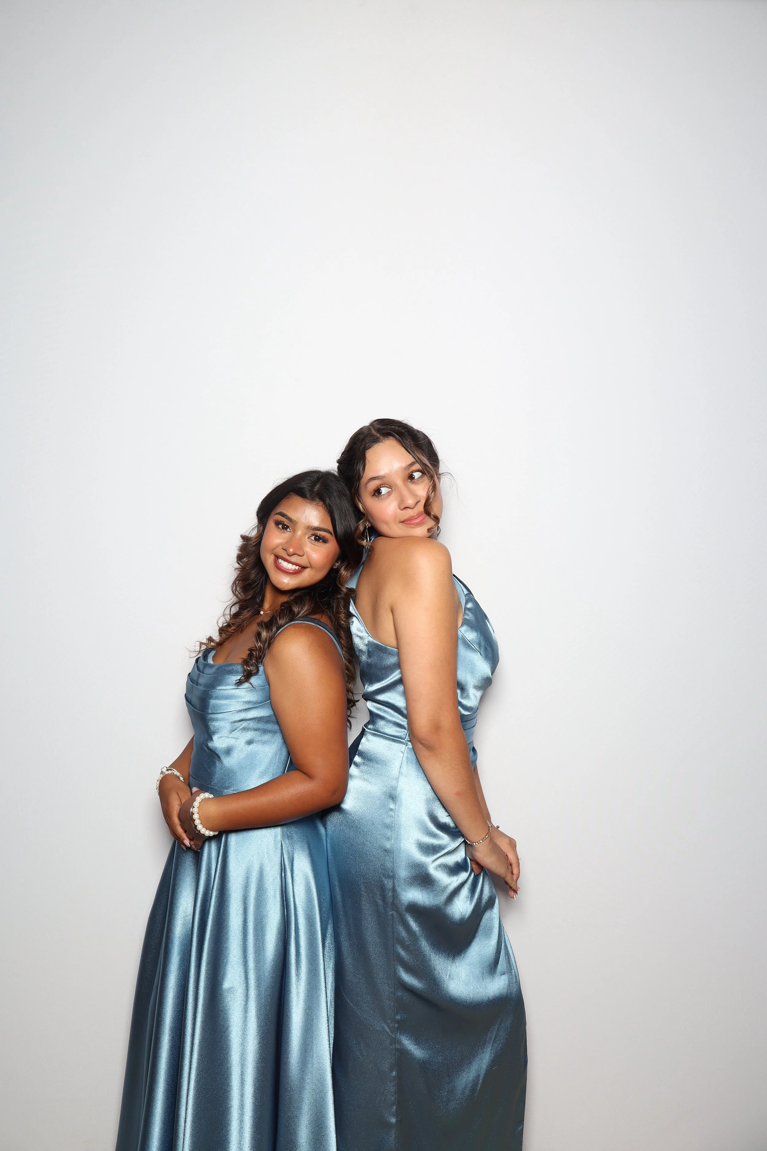 Bridesmaids at a wedding photo booth in Richmond VA