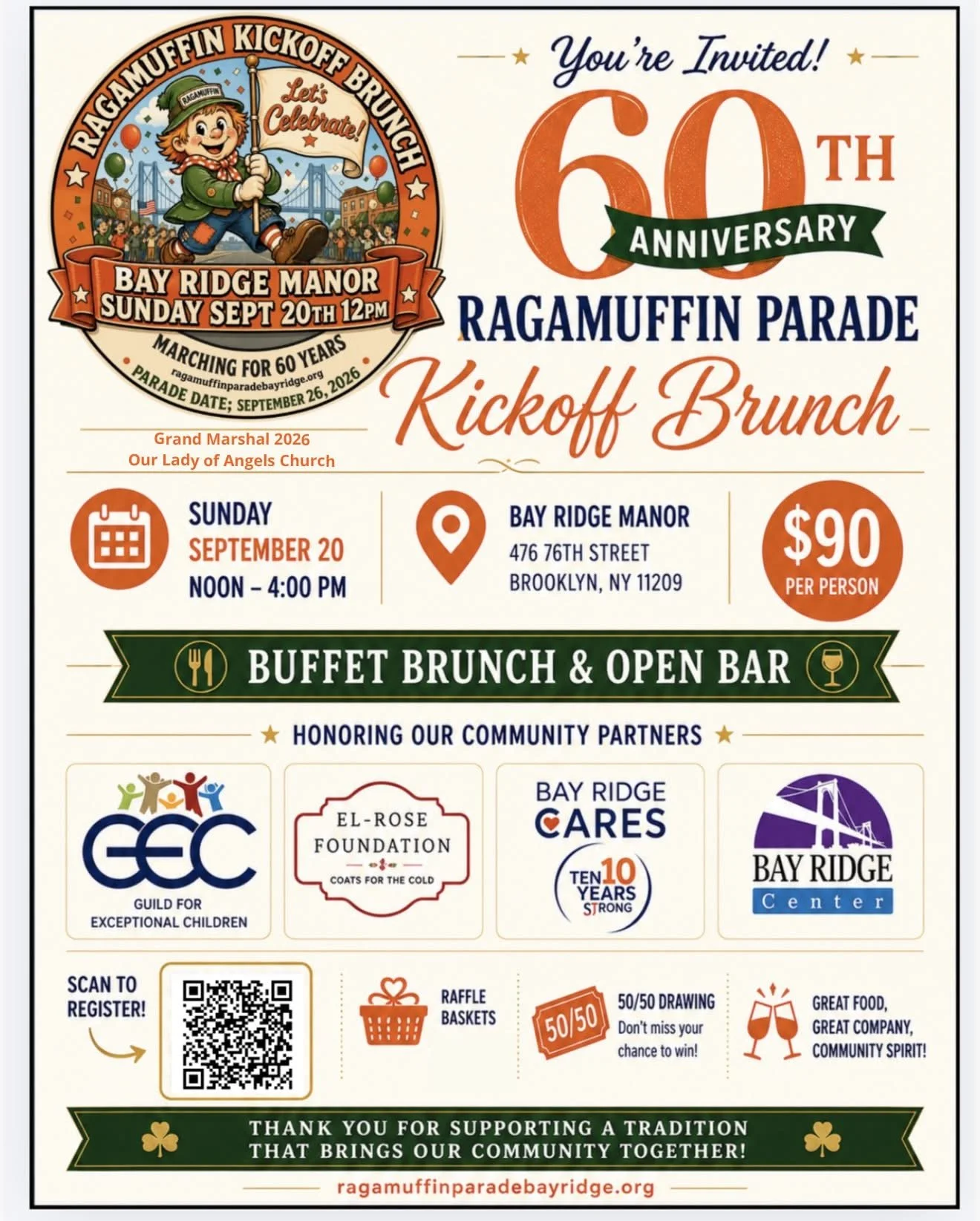 RAGAMUFFIN PARADE Kickoff Brunch