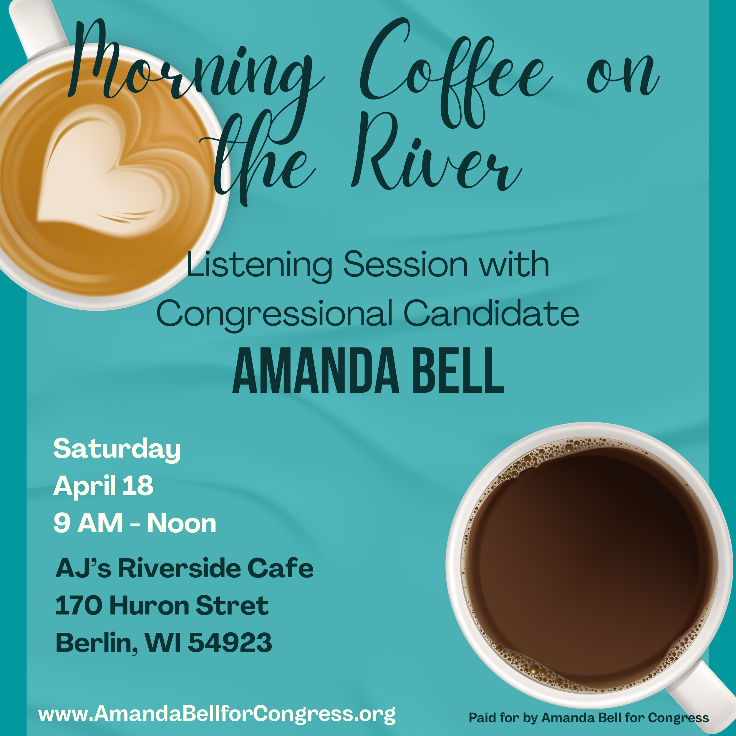 Berlin Morning Coffee on the River