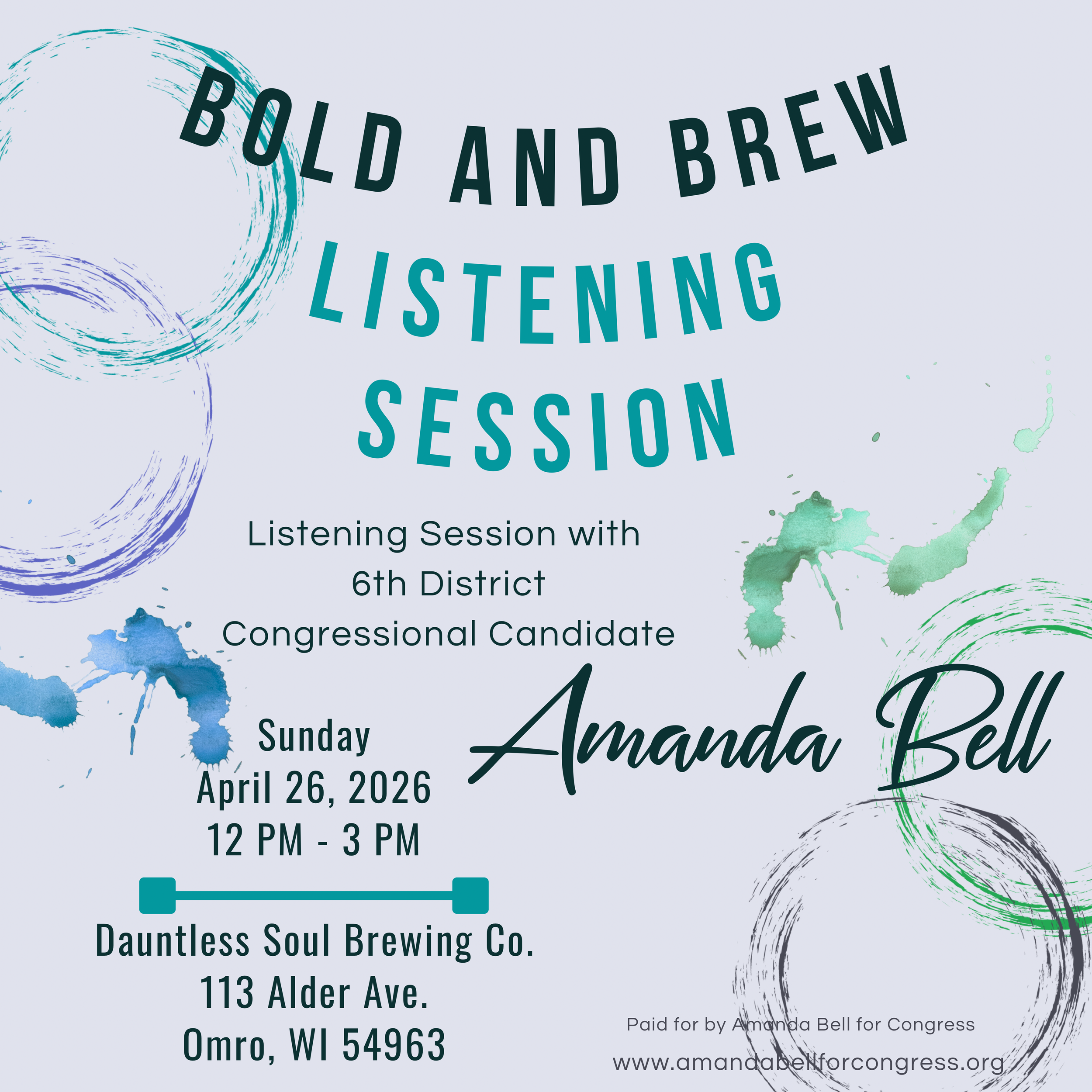 Omro Bold and Brew Listening Sessio