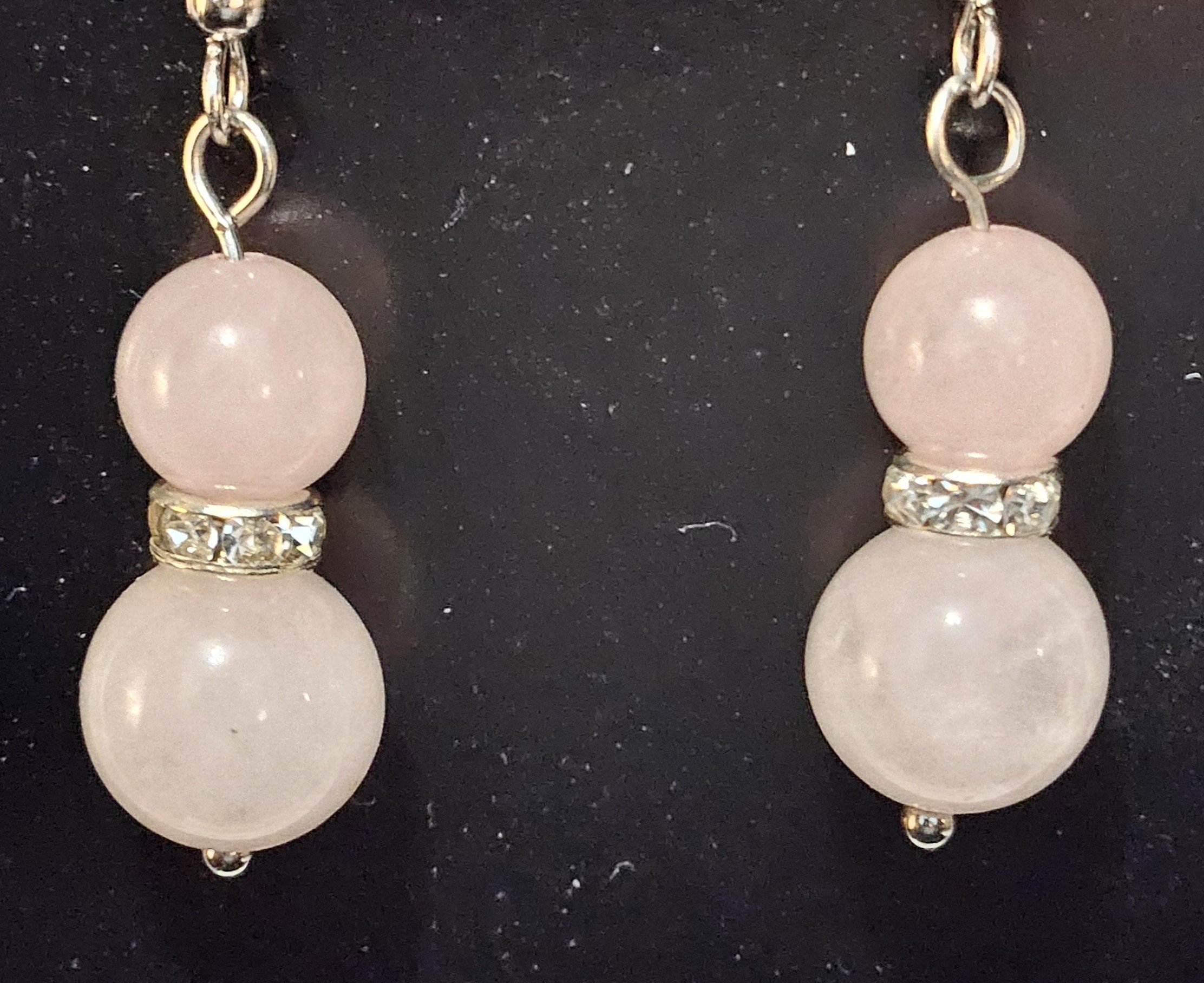 Rose Quartz earrings