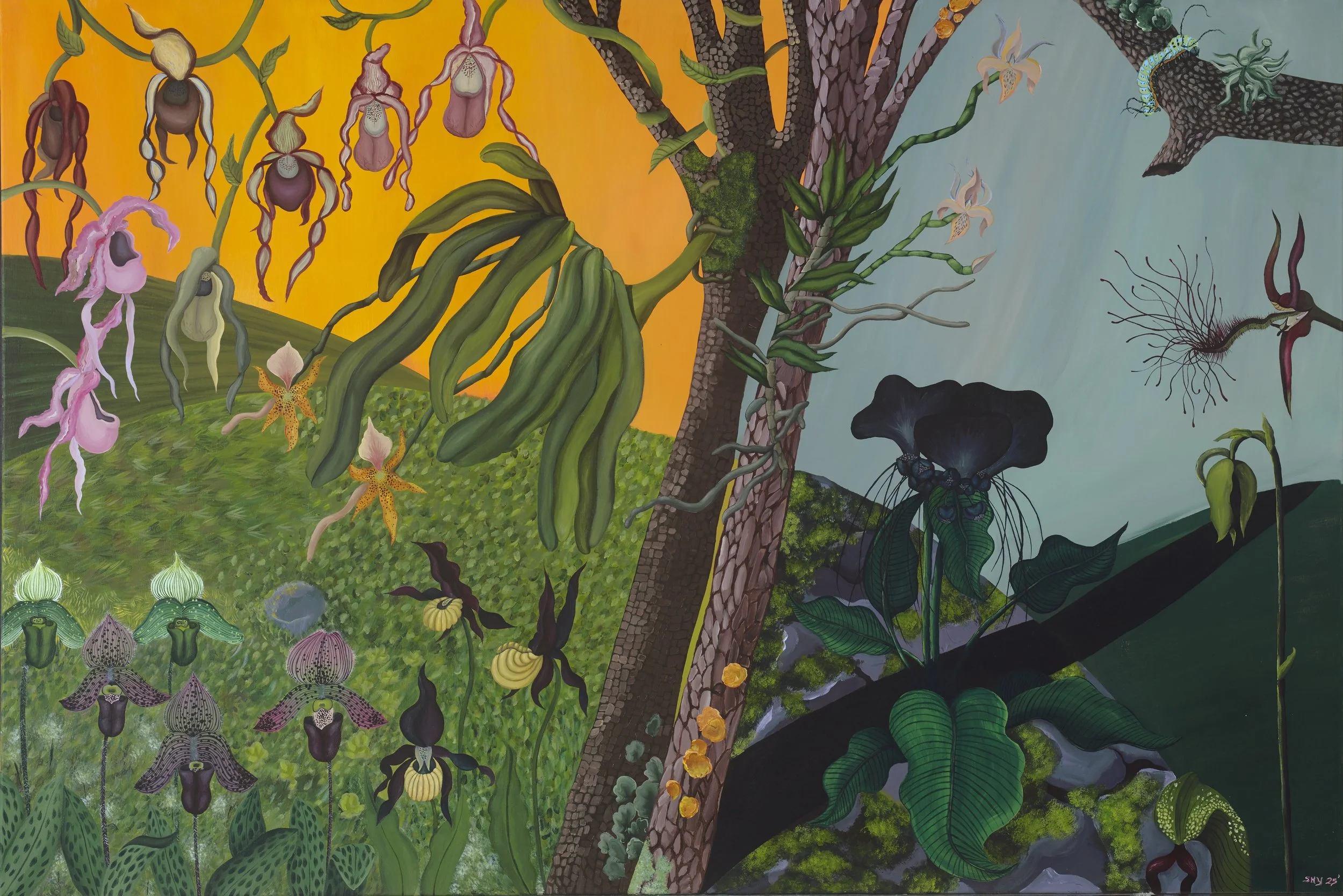 “Whispers of the Lichens” Original painting