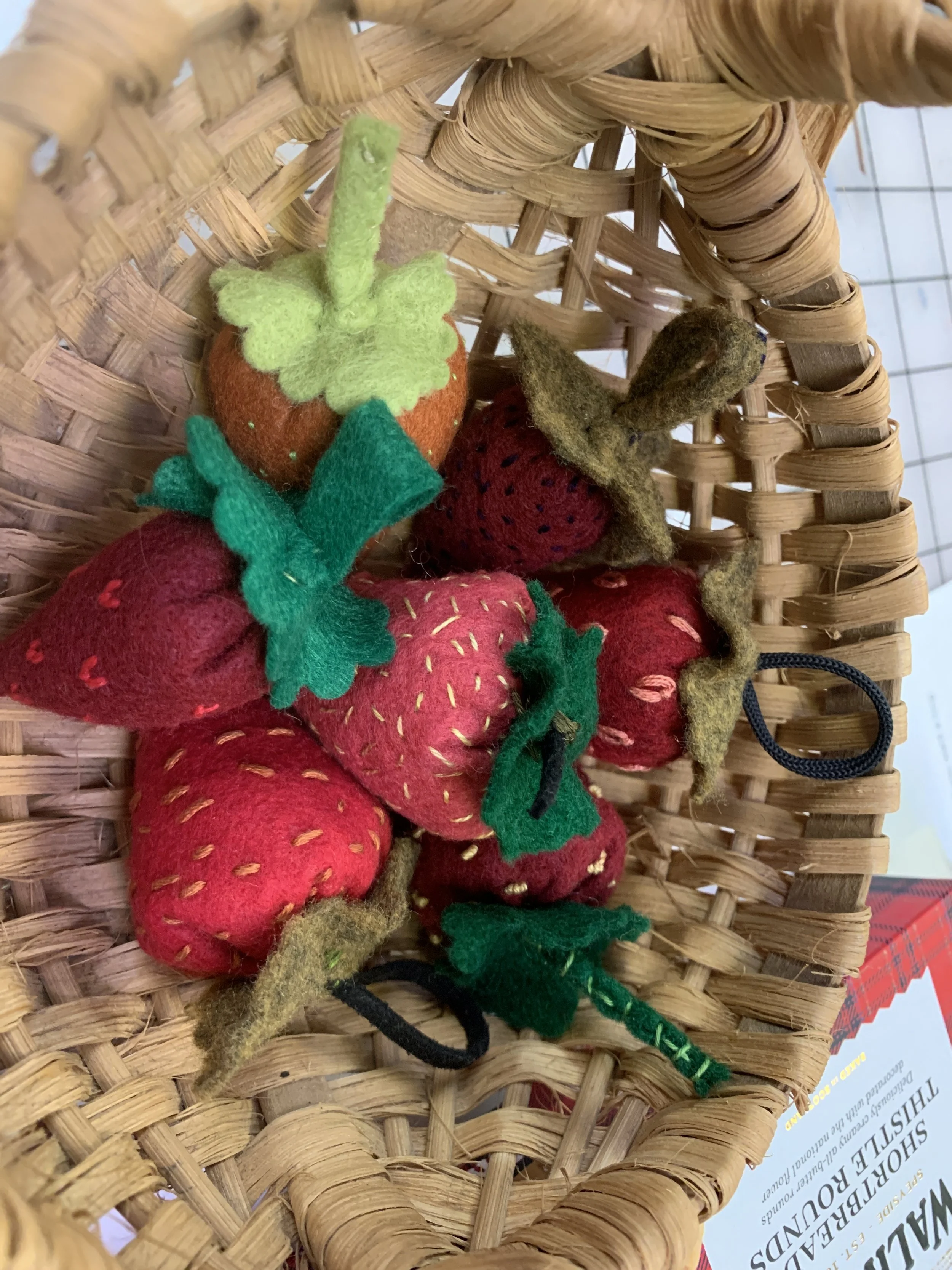 Strawberry craft on Folkways Lawn