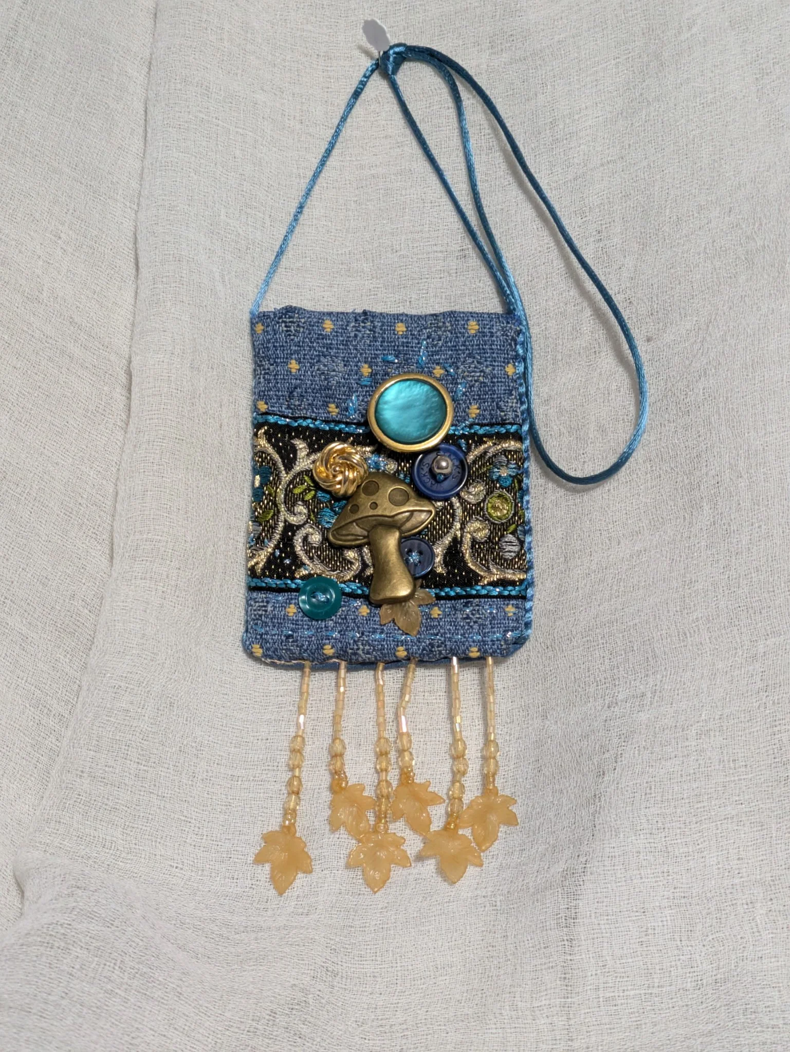 Beaded Amulet Bags @ Fiber Fest