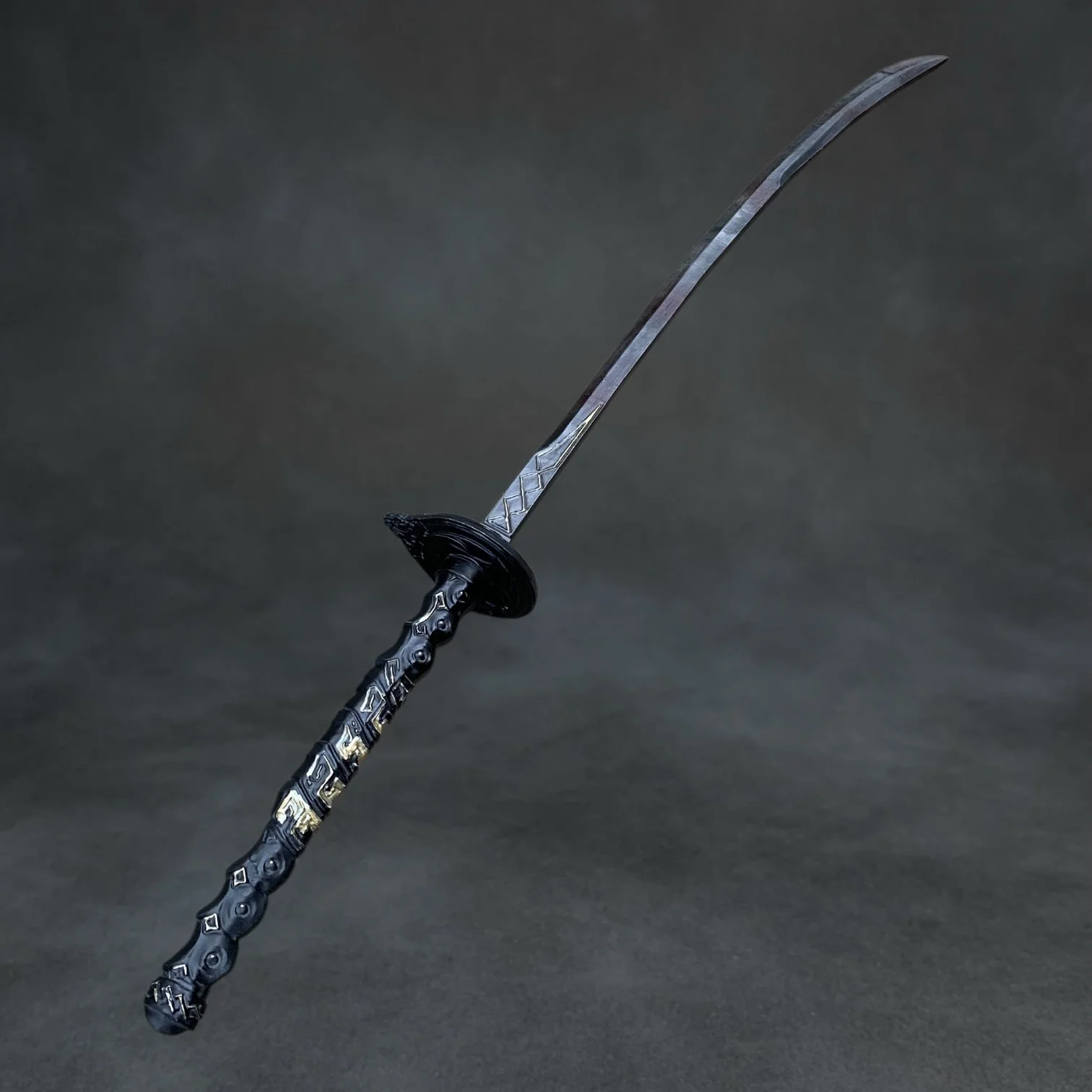 Demons Black Katana Cosplay Prop  - Unofficial