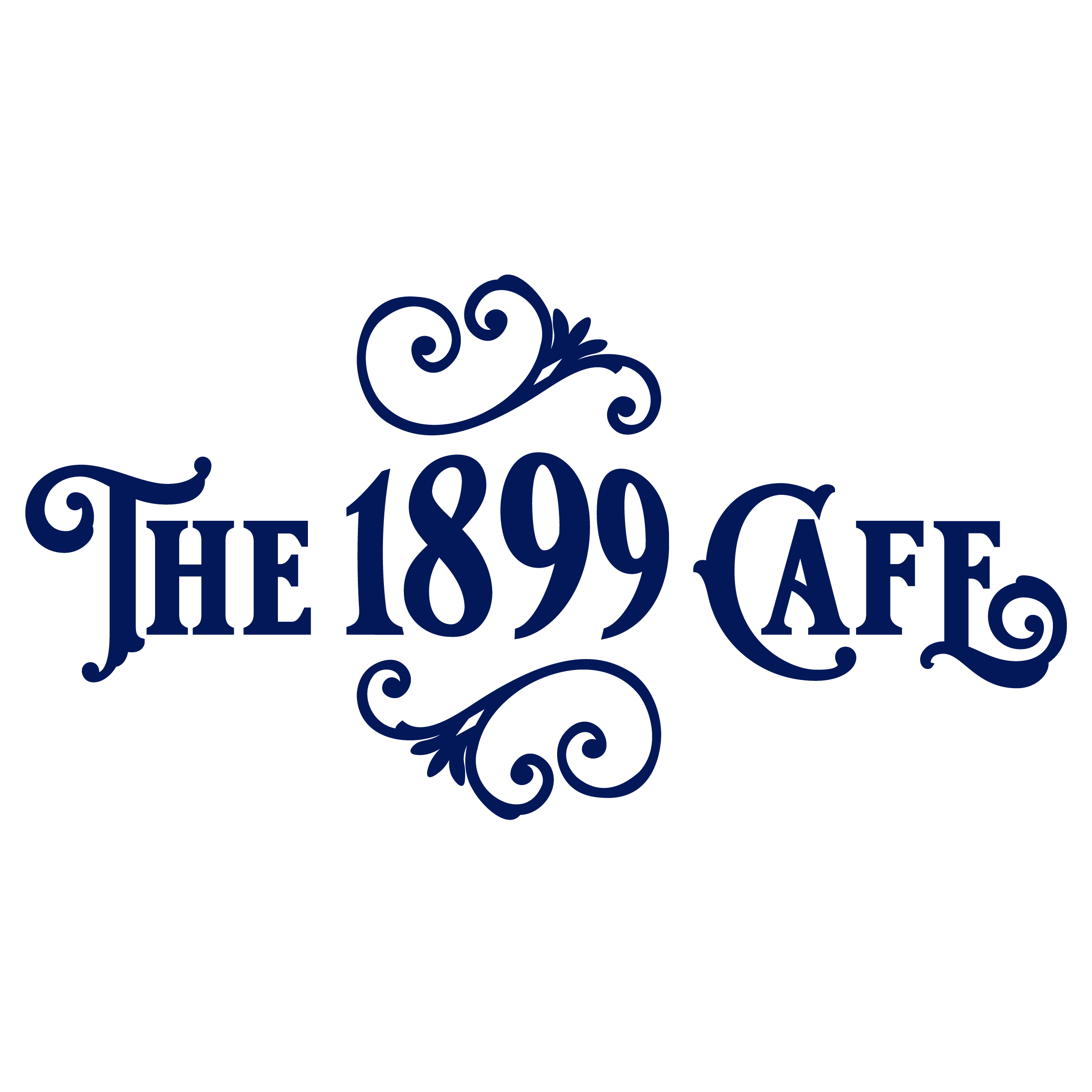 The 1899 Cafe Horizontal logo