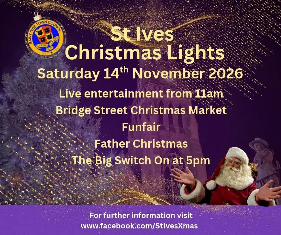ST IVES Christmas Lights Switch ON