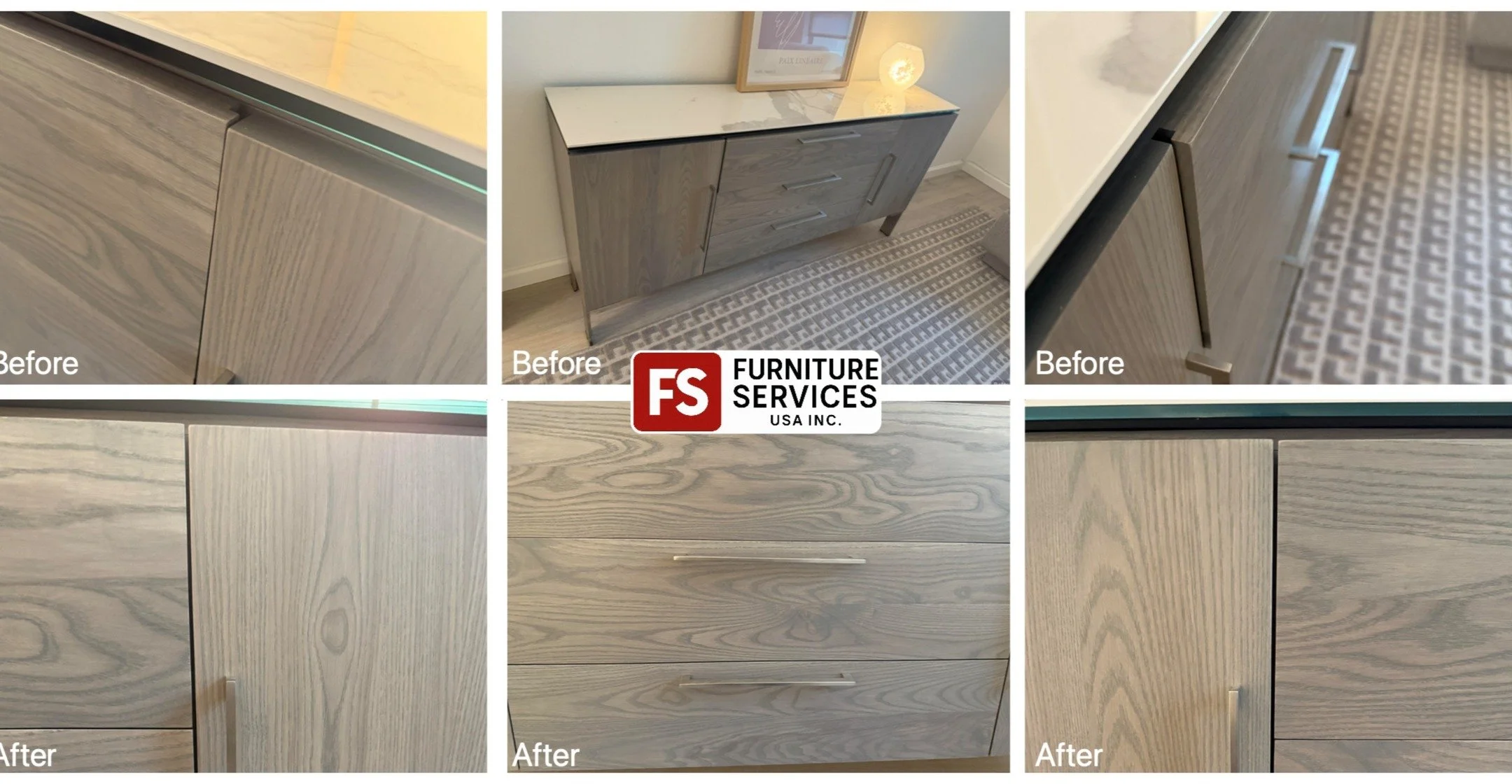 Misaligned drawers and broken tracks slowing you down? 😩
We specialize in precision furniture repair, tackling common issues like broken drawer tracks, loose hinges, and misaligned cabinet doors and drawers. We replace faulty hardware and ensure eve