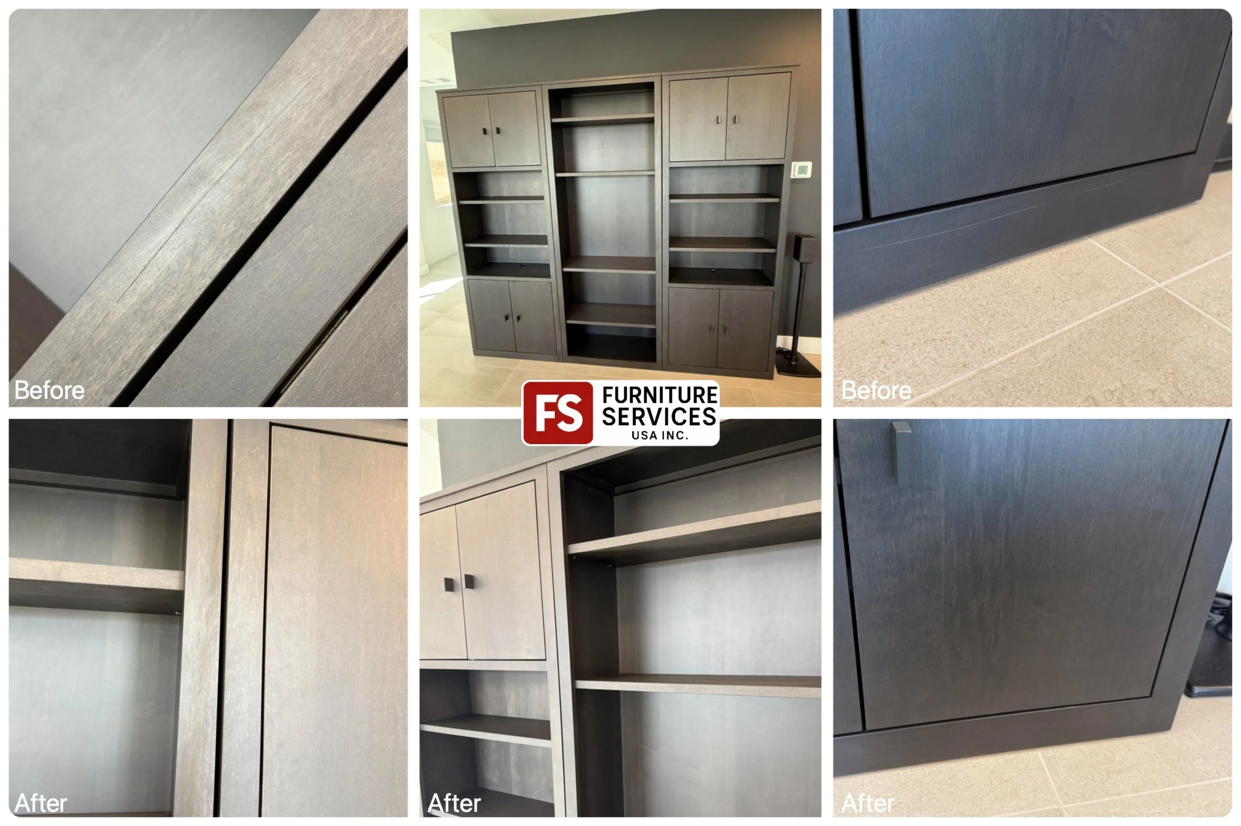 Scraped finish? We make it disappear! ✨
Accidental scrapes and scratches can instantly diminish the beauty of your wooden furniture. We specialize in precision finish repair, meticulously blending new color and protective layers to seamlessly elimina