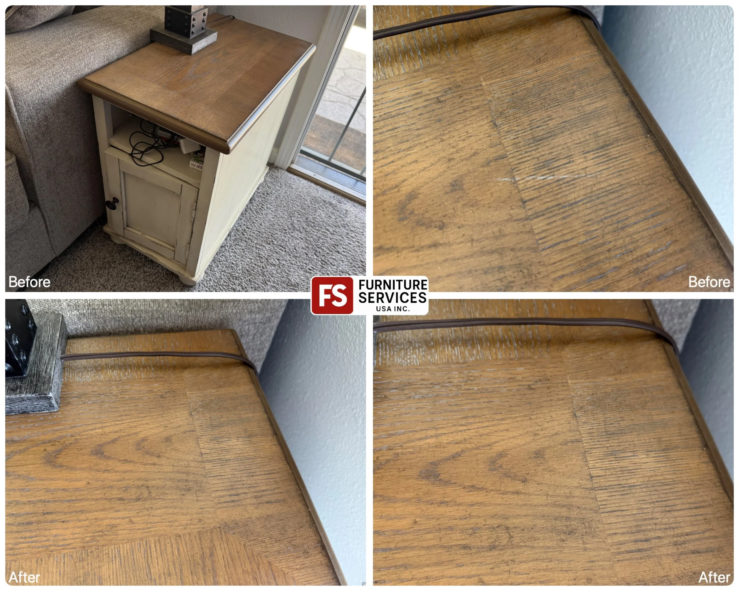 Scraped finish? We make it disappear! ✨
Accidental scrapes can instantly diminish the beauty of your wooden furniture. We specialize in precision finish repair, meticulously blending new color and protective layers to seamlessly eliminate scrapes and