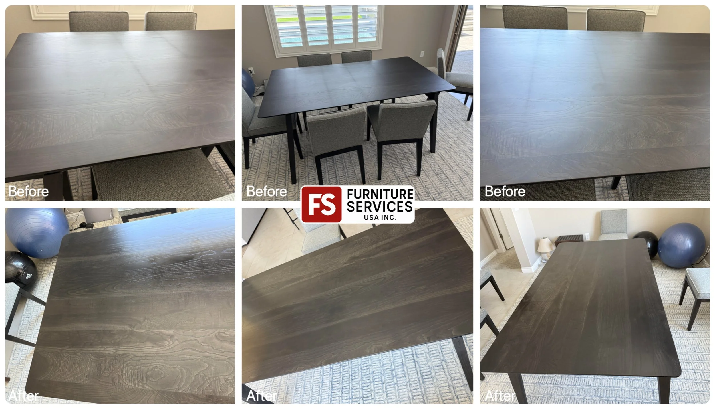 Unboxing disappointment? We turn it into delight!
New furniture can arrive with unexpected damage from packaging or shipping. We specialize in expertly repairing damaged finishes on tables, dressers, and more, erasing scuffs, scratches, and impressio