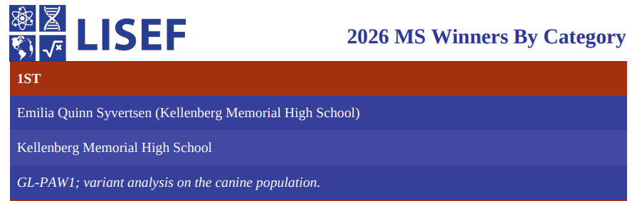 🏆From Research to Recognition: Winning First Place at LISEF!