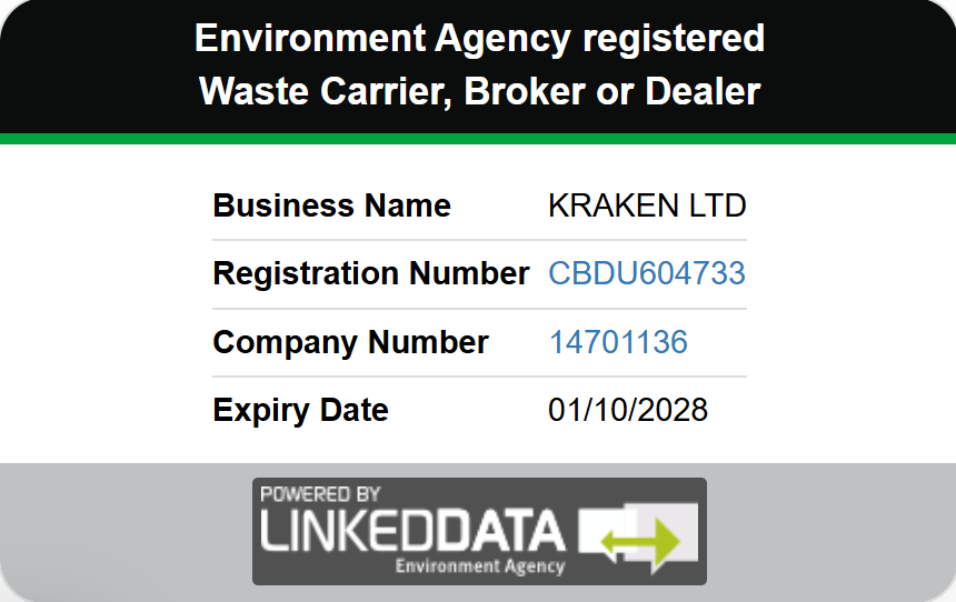 Environment Agency registered waste carrier