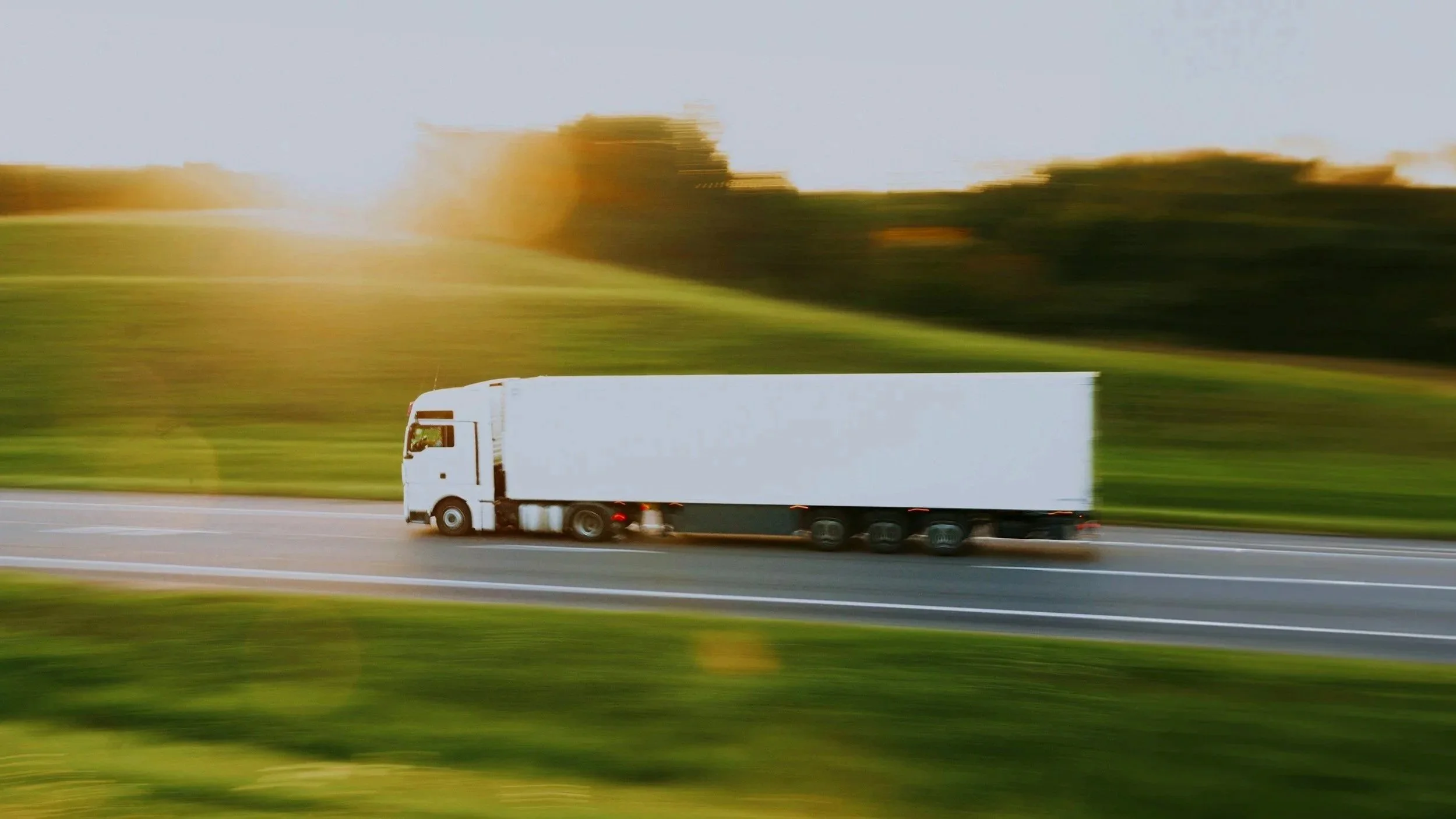 truck driving to customs clearance border in Sevington to clear T1  Uk England