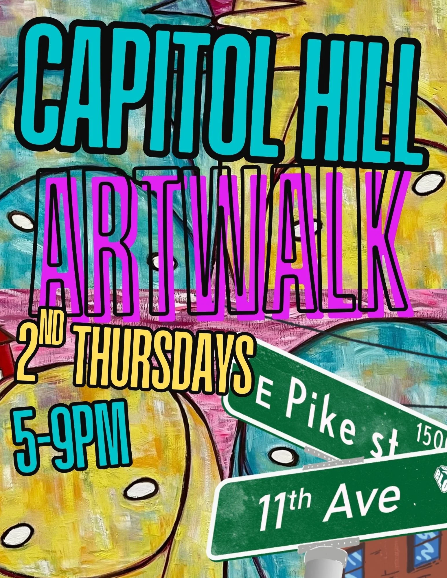 2nd Thursdays 5-9pm: Capitol Hill Artwalk 