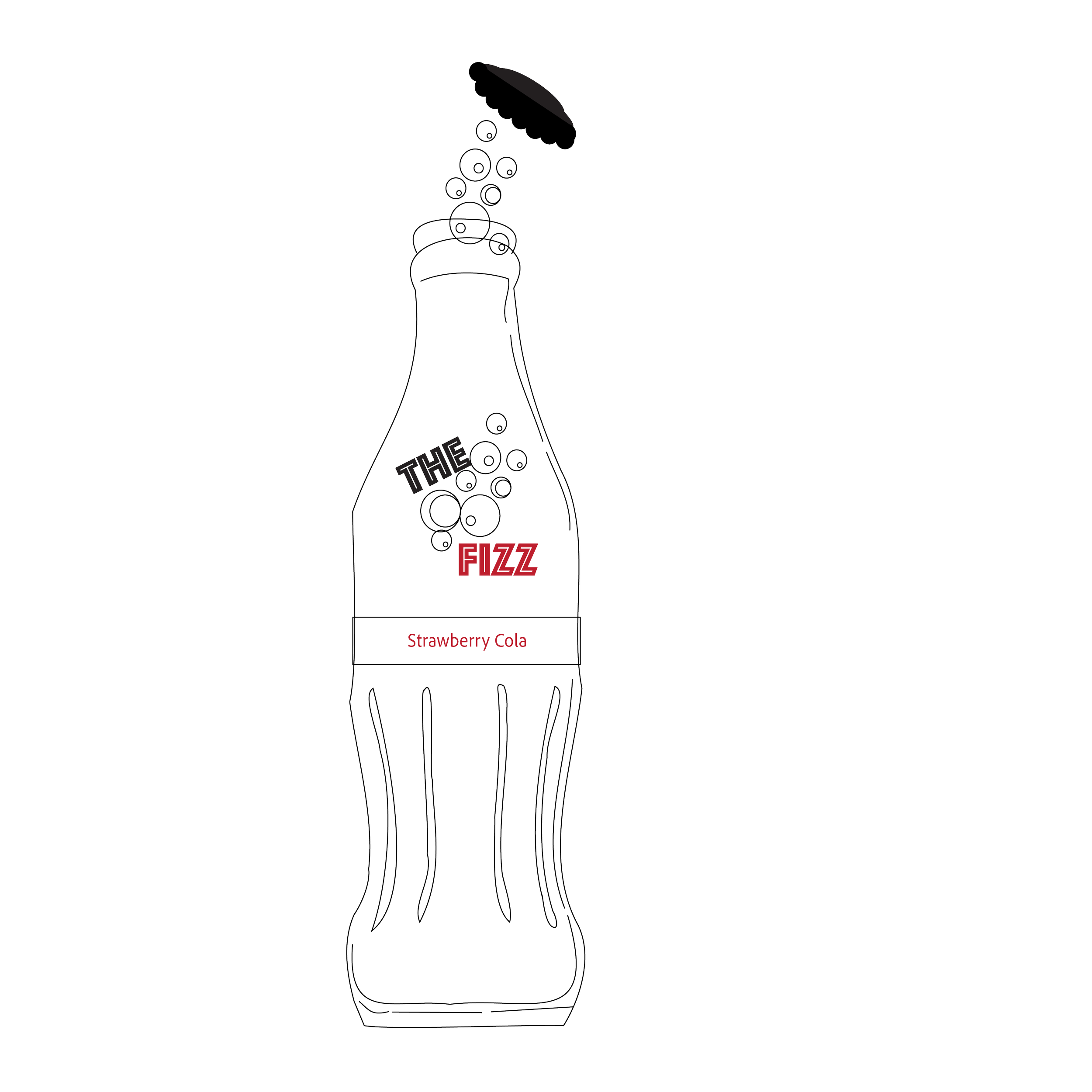 The Fizz - Logo - Bottle - Strawberry Cola.png