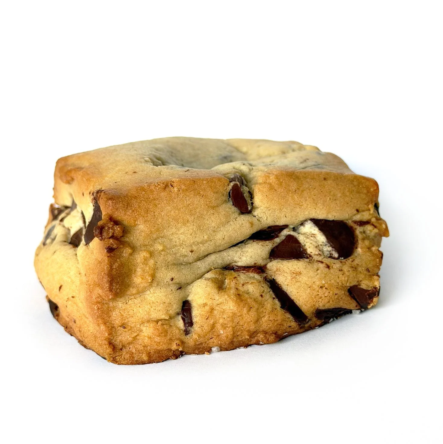 Salty Bottom fudgy chocolate chip cookie