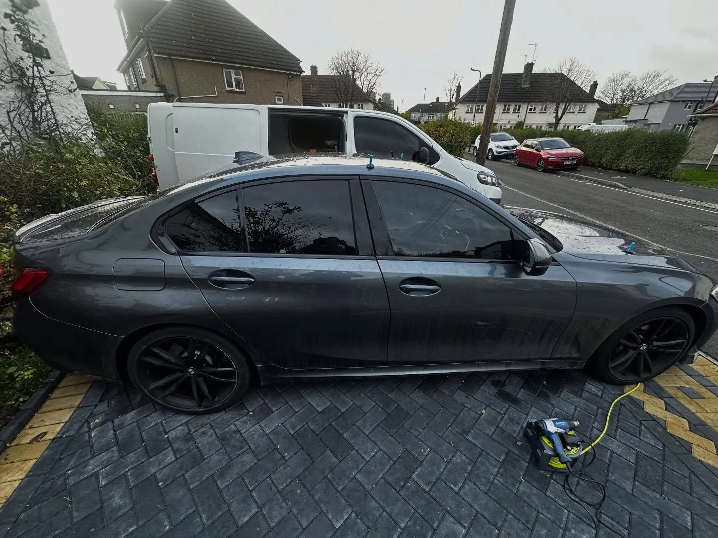 Every car treated with premium care, delivered right to you. Top-grade carbon film applied with precision. #detailondemand #mobilewindowtinting