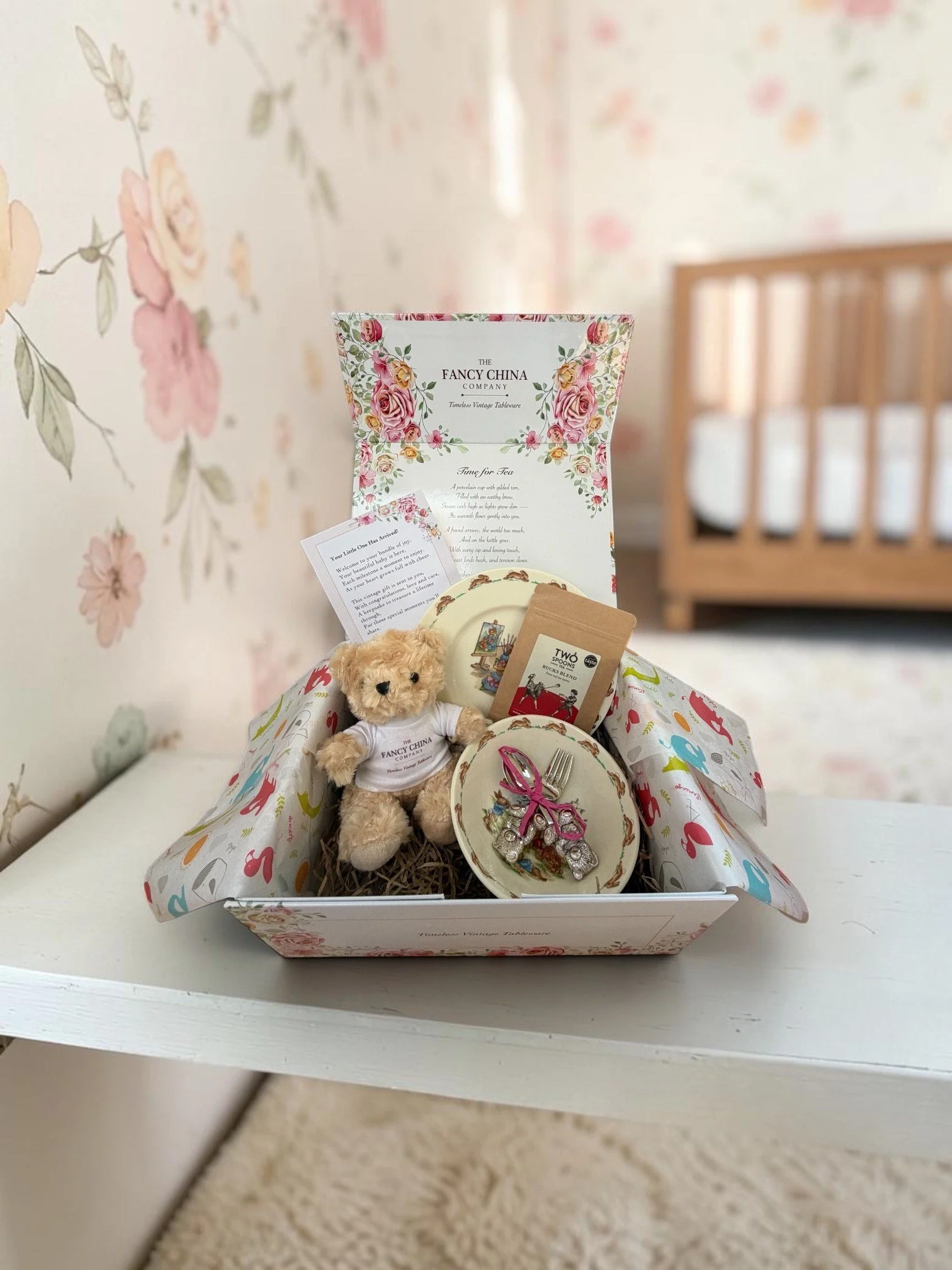 Royal Doulton Bunnykins Vintage New Baby Gift Box – English China Keepsake