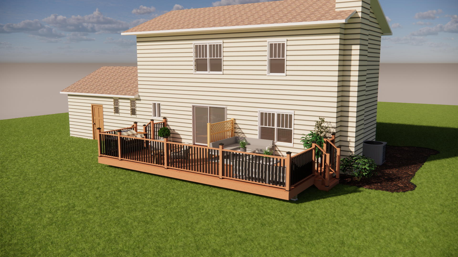 Premium render displaying some decor possibilities 