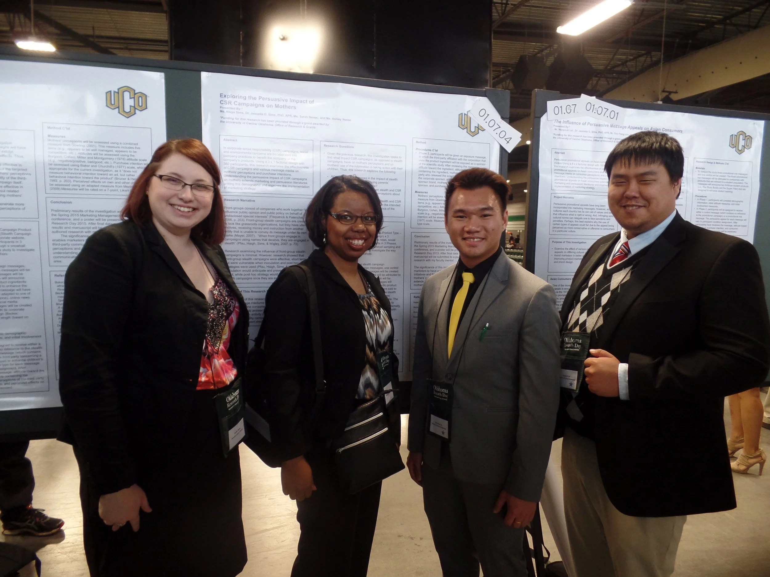 [2015] OK Research Day - Sarah Neese, Atoya Sims, Oon Feng Lim