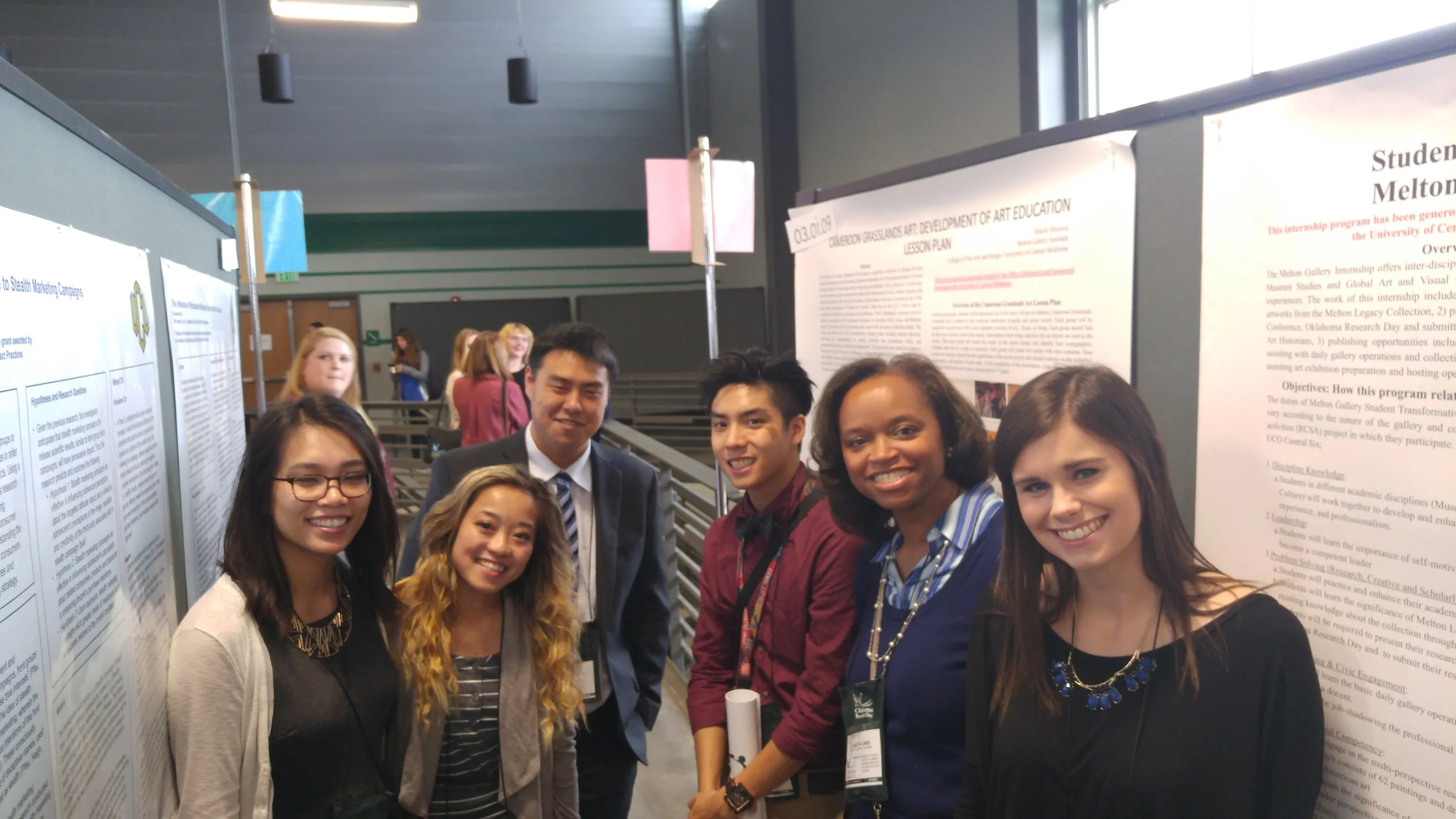 [2016] OK Research Day - Unkonwn, Cindy Vo, Jimmy Lai, Tuan Pham, Dr. Jeanetta Sims & Unknown
