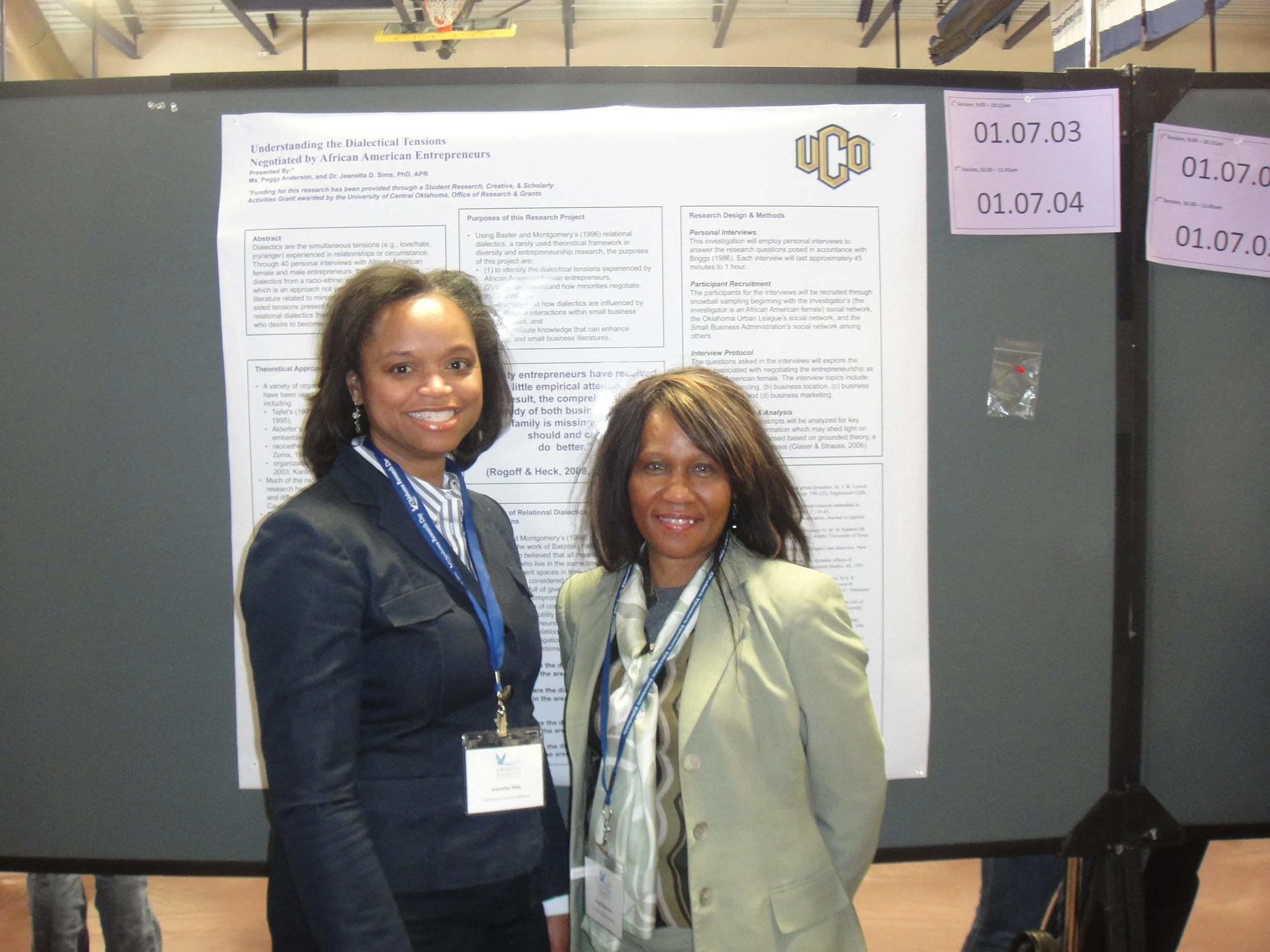 [2014] OK Research Day - Dr. Jeanetta Sims & Peggy Anderson