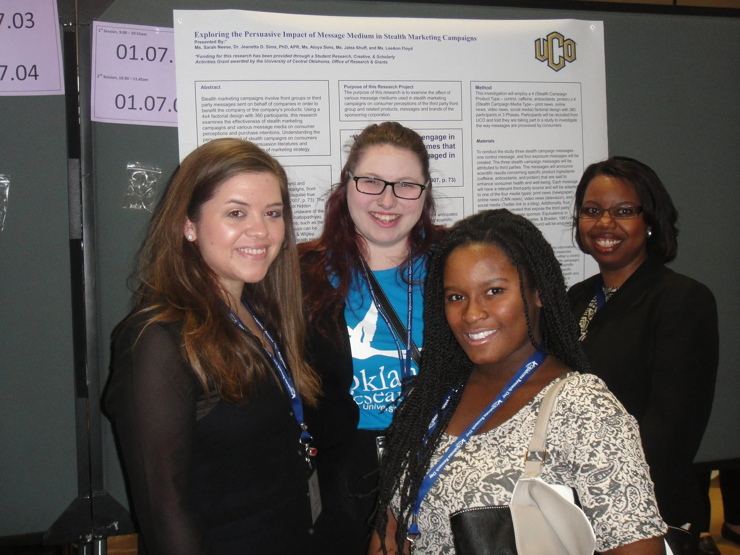 [2014] OK Research Day - Leann Floyd, Sarah Neese, Jalea Shuff & Atoya Sims