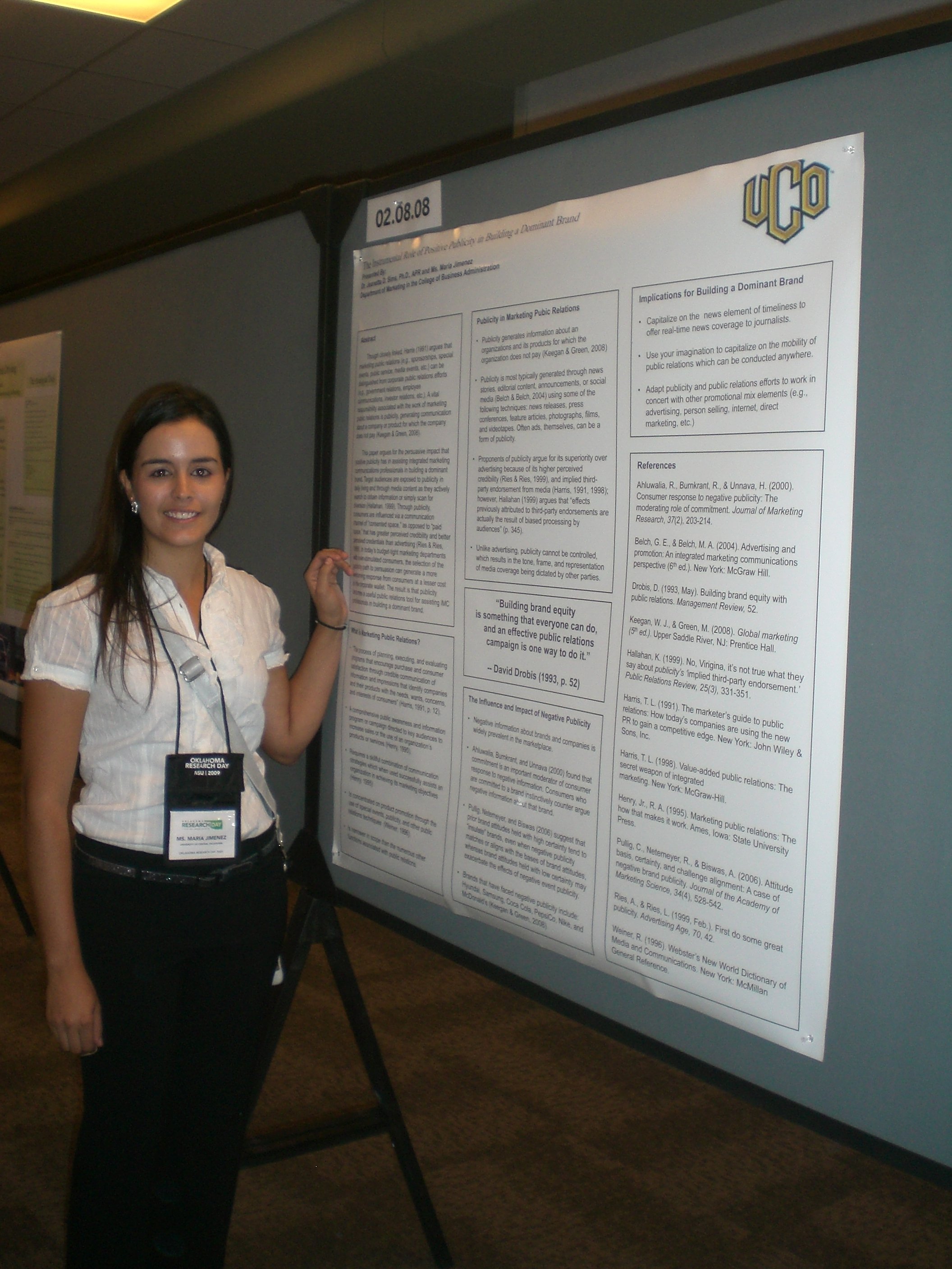 [2009] OK Research Day - Maria Jiminez